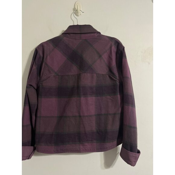 The North Face Womens Valley Flannel Shacket Purple Size Large - Picture 3 of 9